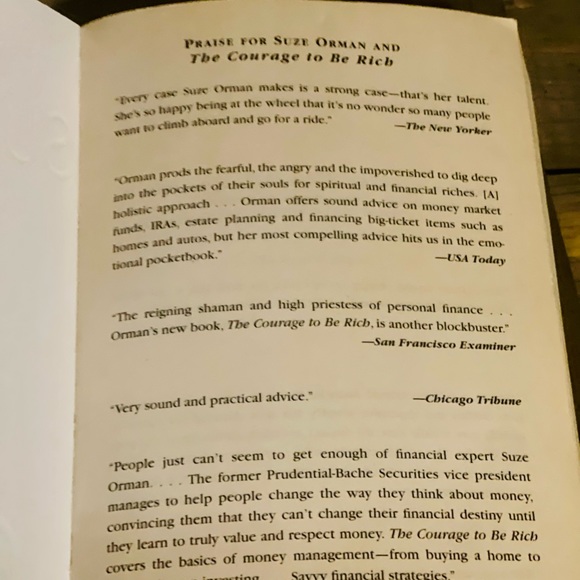 “Suze Orman The Courage To Be Rich” Book - Picture 3 of 5